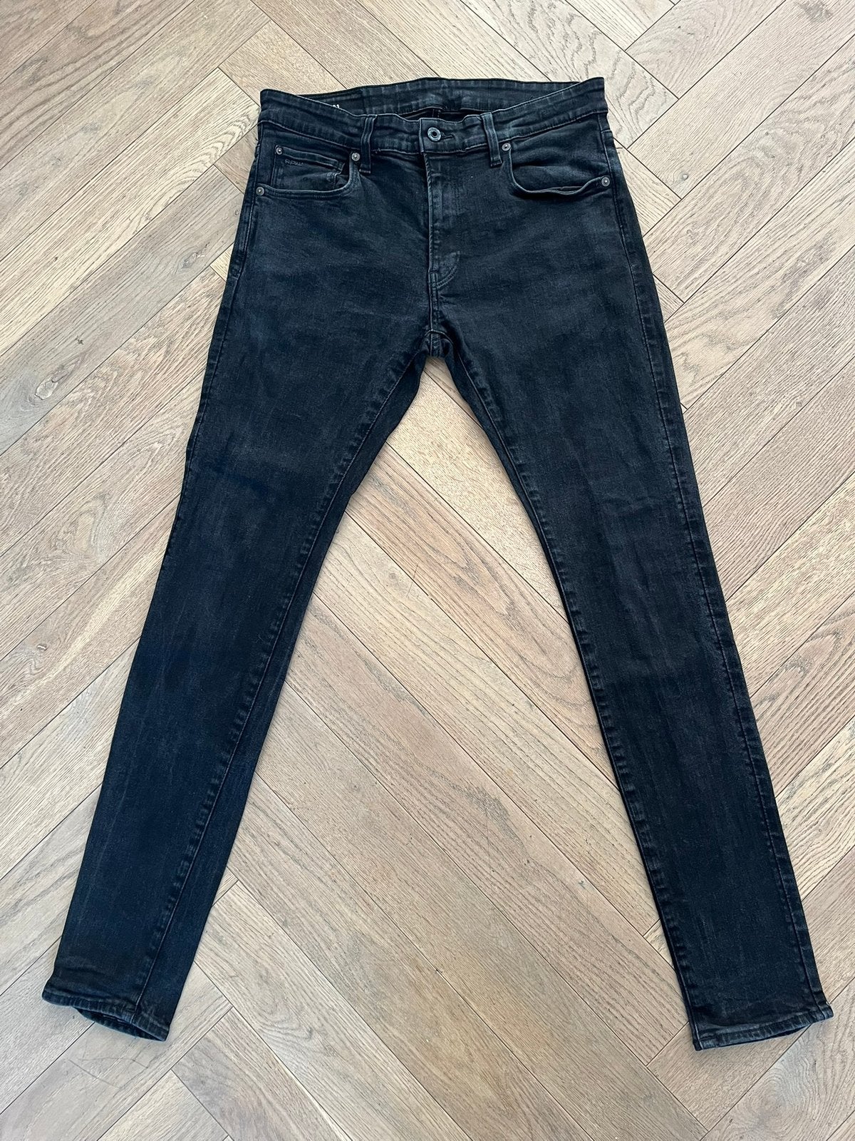 G- star RAW 3301 Skinny W33 L34 Z.G.A.N., Ophalen of Verzenden, Zo goed als nieuw, Zwart, W33 - W34 (confectie 48/50)