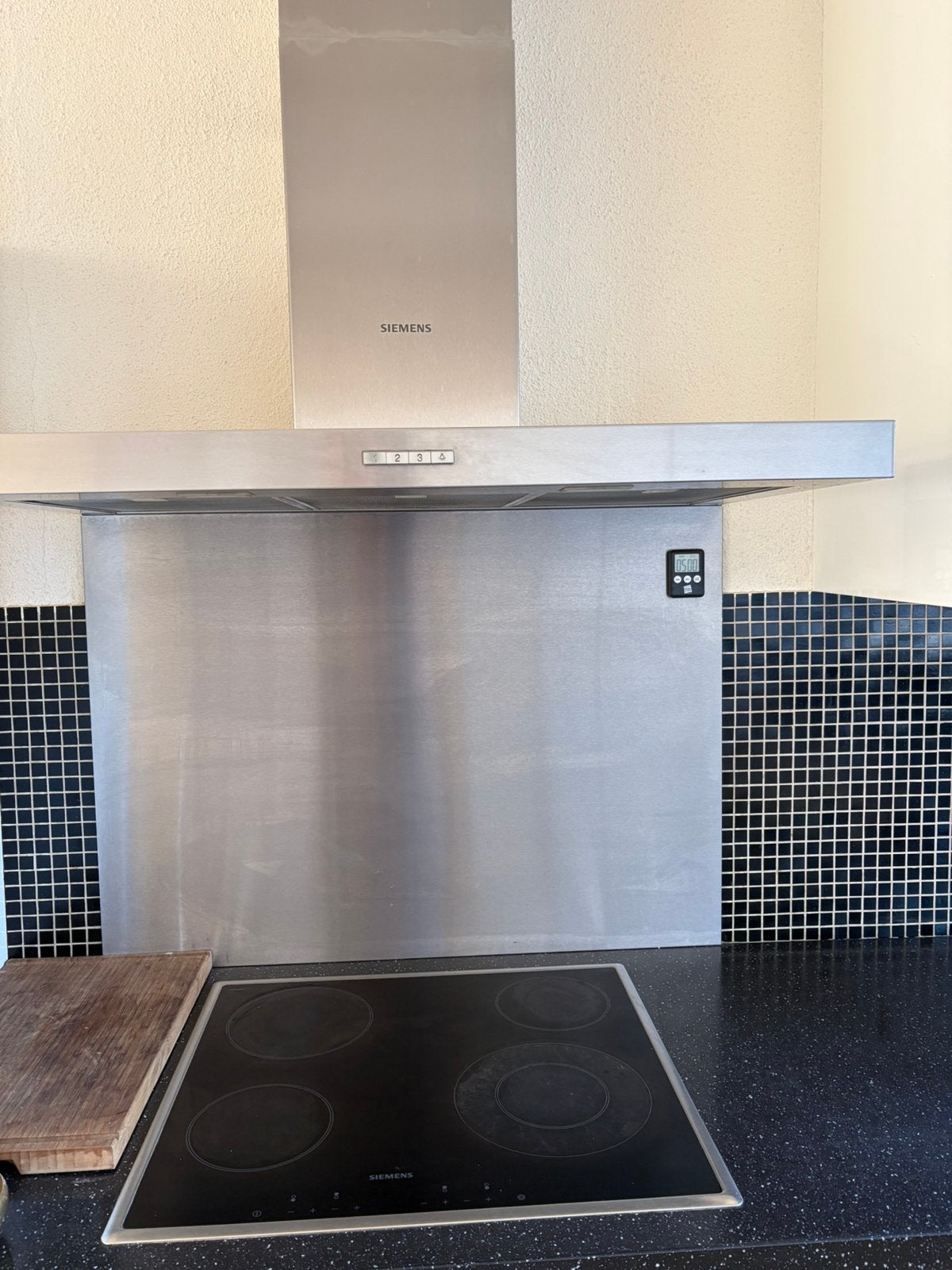 Siemens afzuigkap zgan 90cm, Witgoed en Apparatuur, Ophalen, Zo goed als nieuw, 200 tot 400 m³ per uur, Wandschouwkap