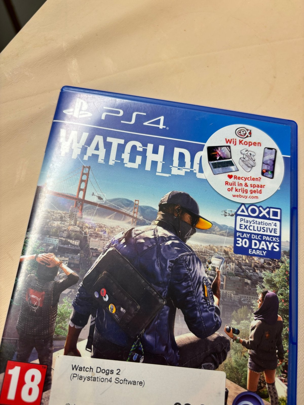 Watch Dogs 2 PS4 - Zo goed als nieuw, Avontuur en Actie, Online, Vanaf 18 jaar, 1 speler
