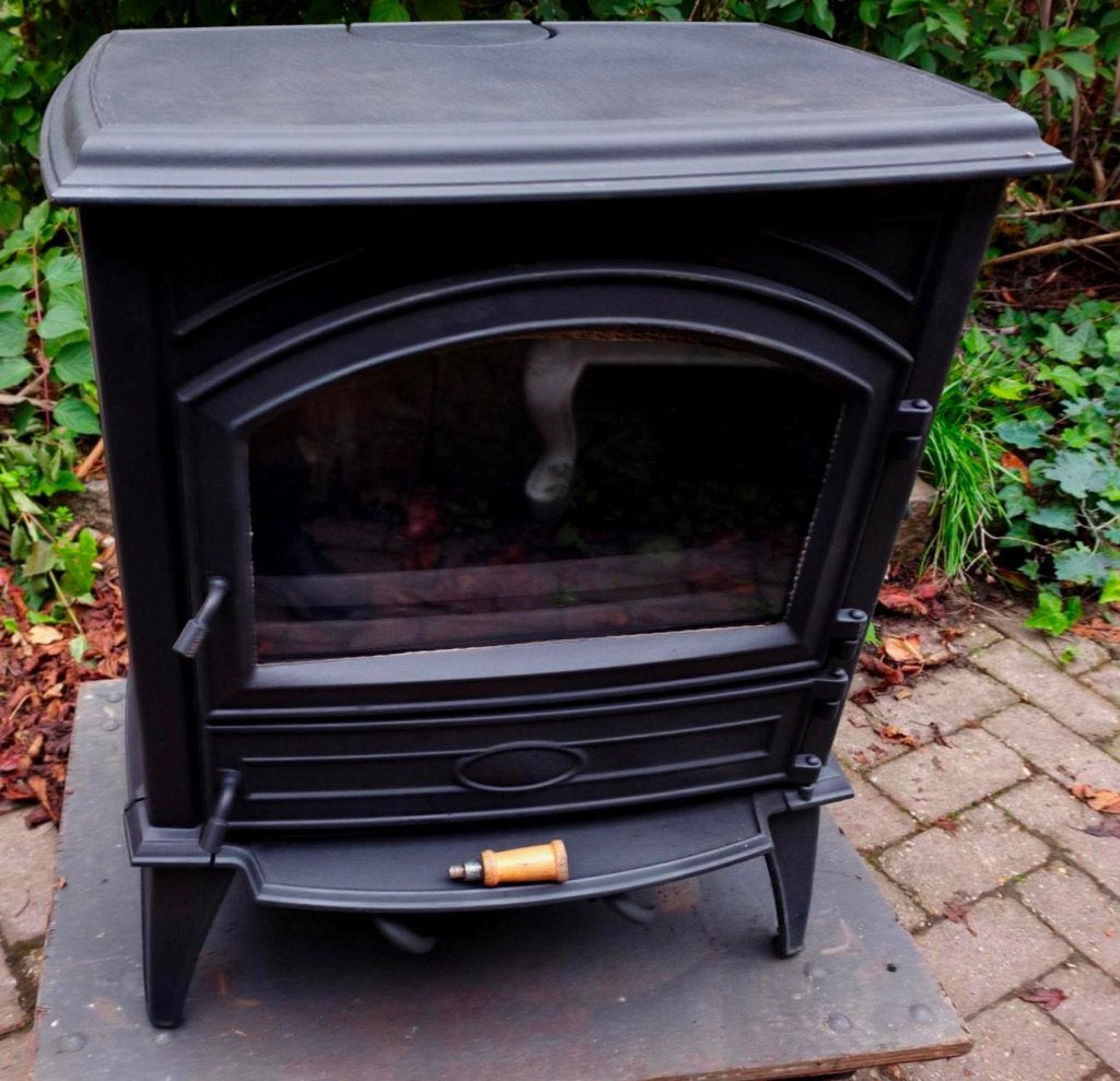 houtkachel dovre 640 cb 8--9 kw, Huis en Inrichting, Houtkachel, Ophalen of Verzenden, Zo goed als nieuw, Vrijstaand