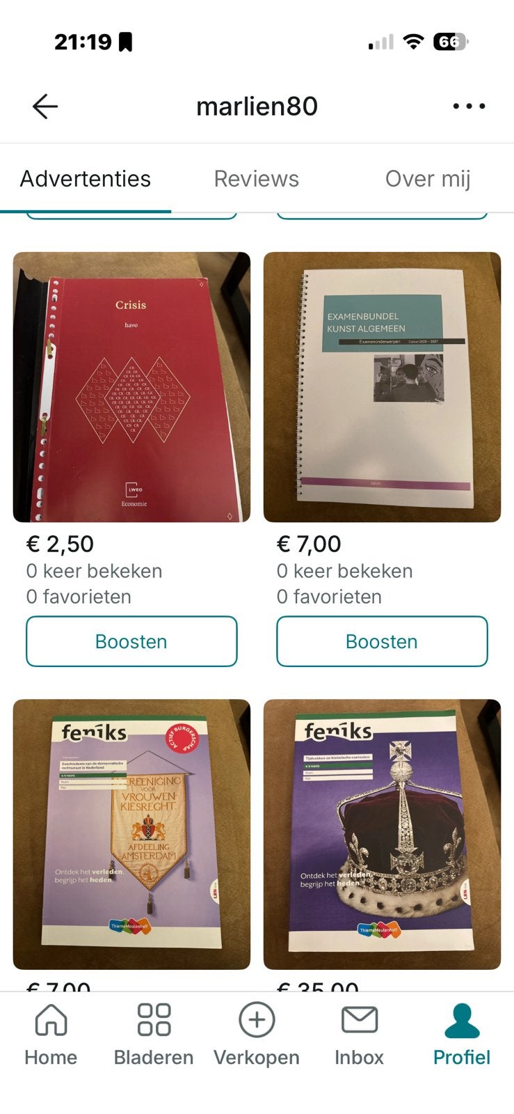 Diverse havo boeken te koop, Verzenden, Zo goed als nieuw, HAVO, Nederlands