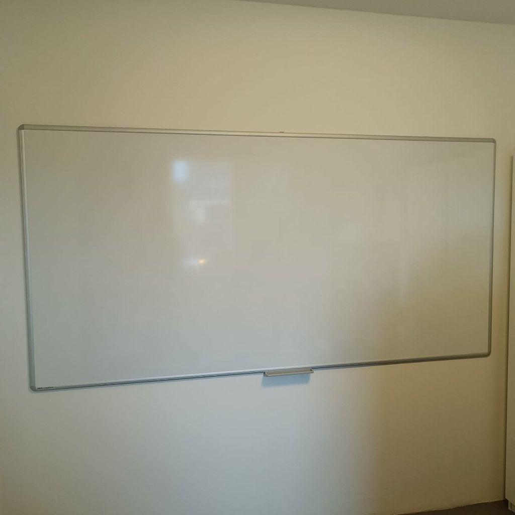 Whiteboard Pro Series emaille 120x240cm (Sam Creative), Ophalen, Gebruikt, Whiteboard