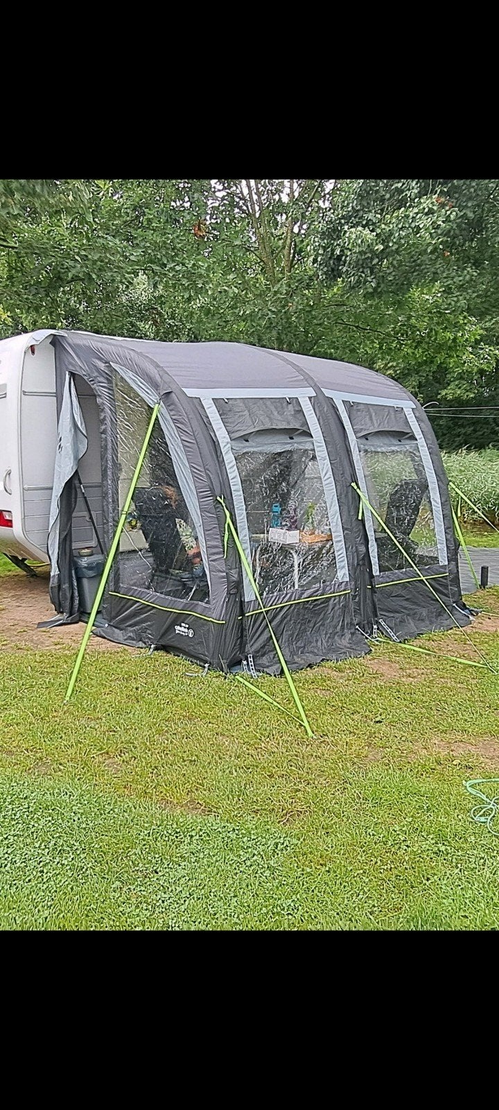 opblaasbare voortent viera easy air 280, Ophalen, Zo goed als nieuw