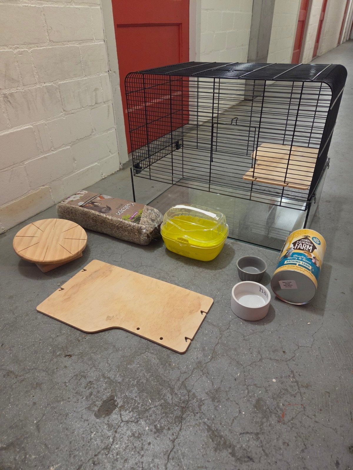 Hamsterkooi met diverse accessoires, Dieren en Toebehoren, Ophalen