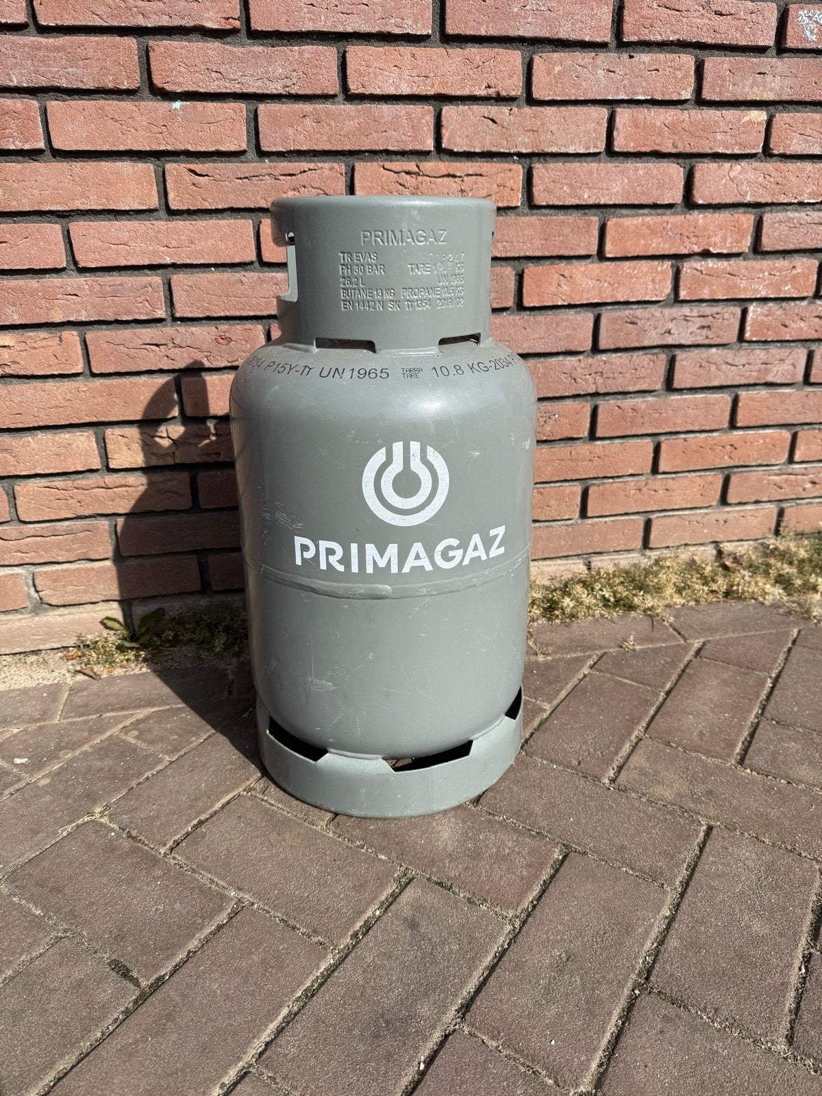 Primagaz gasfles 10.8 KG - ideaal voor camping, Ophalen of Verzenden, Gebruikt