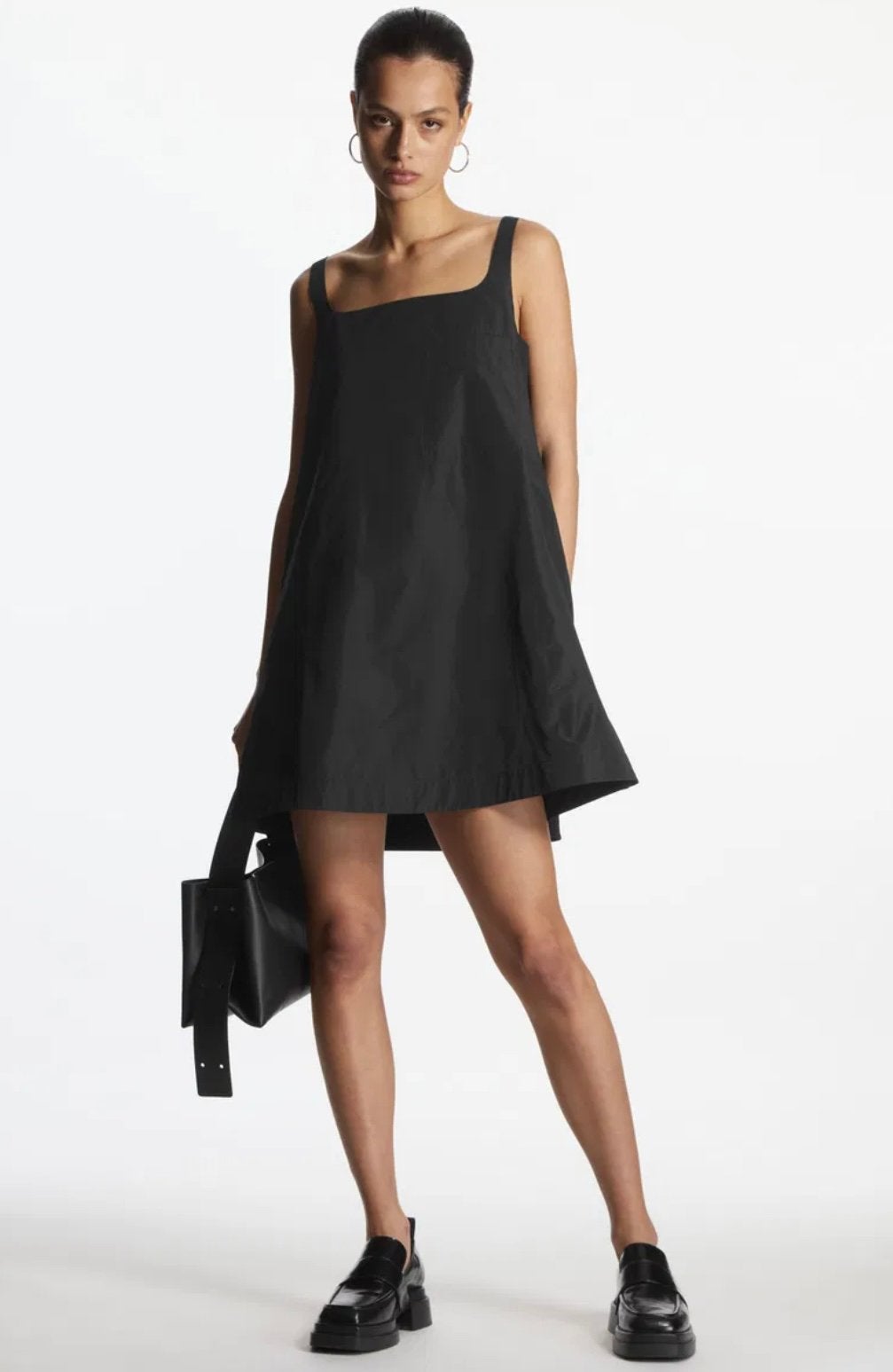 COS Mini Black Bubble Dress Jurk Avant Garde oversized L, Zwart, Maat 42/44 (L), Ophalen of Verzenden, Zo goed als nieuw