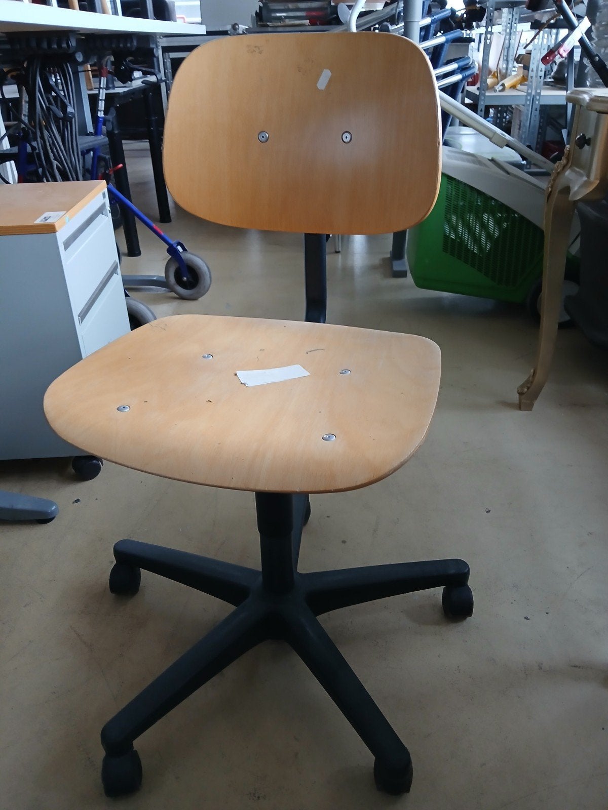 Score vintage bureaustoel werkstoel, Huis en Inrichting, Ophalen, Info@tommysmit.nl, Gebruikt, Zwart