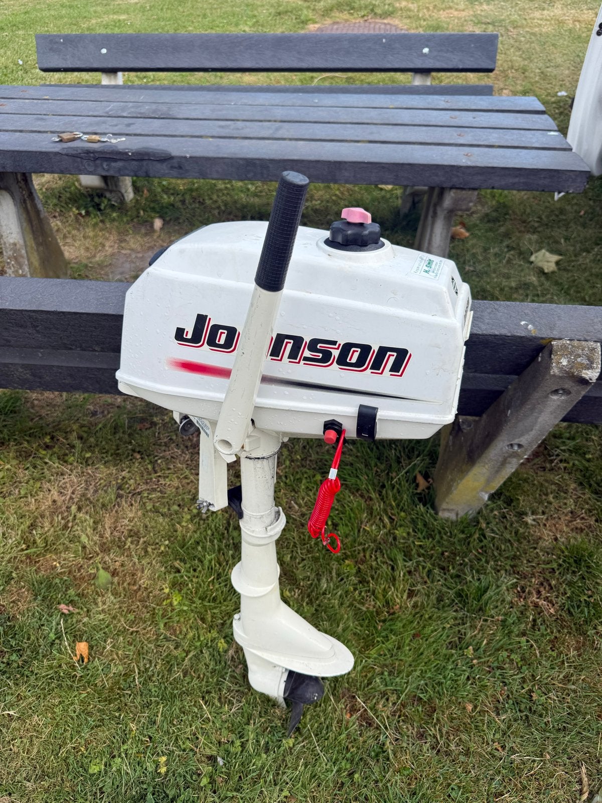 Johnson 3.5 PK Buitenboordmotor - Perfect voor kleine boten, Watersport en Boten, Bootonderdelen, Gebruikt, Motor en Techniek