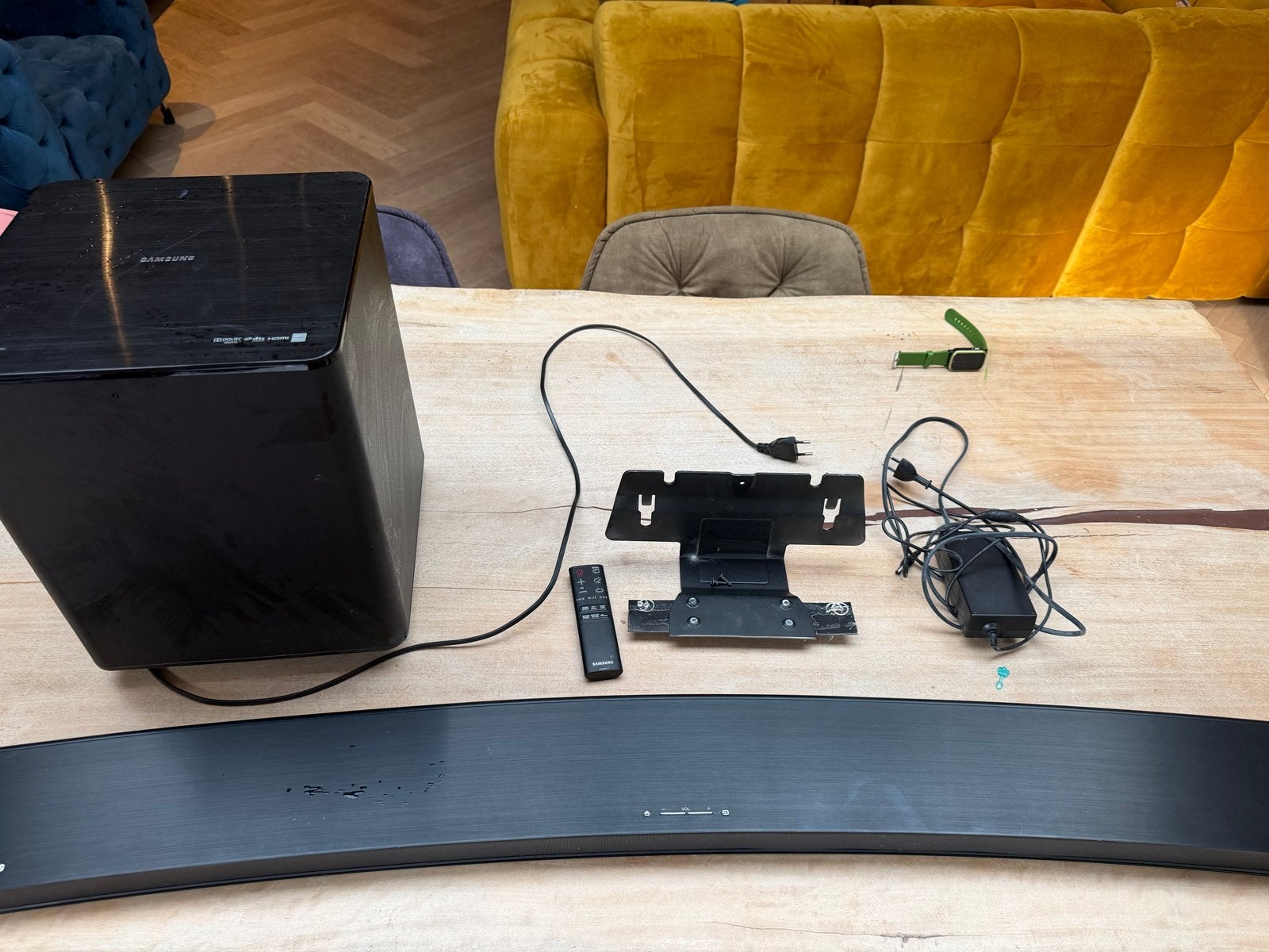 Samsung HW-H7500 Curved Soundbar met Draadloze Subwoofer, Ophalen of Verzenden, Bluetooth, Gebruikt