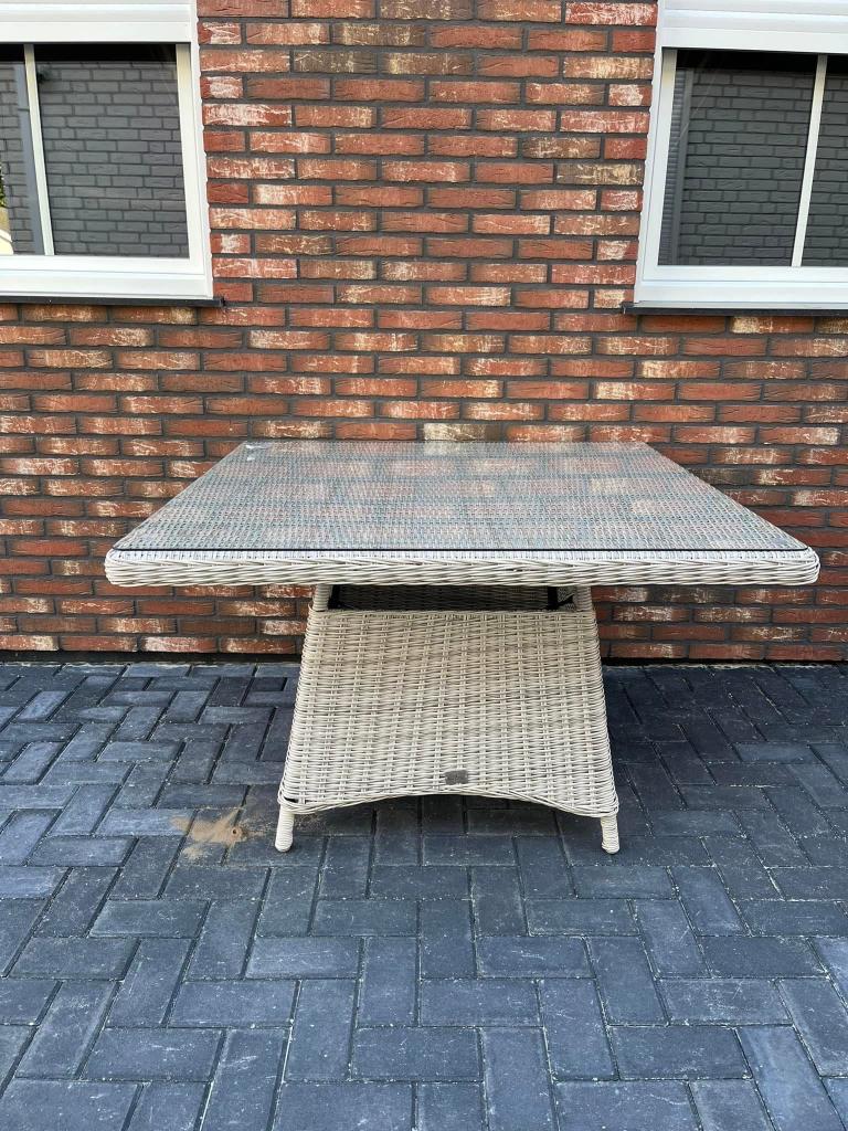 Tuintafel bois le duc, Tuin en Terras, Tuintafels, Ophalen, Zo goed als nieuw, Rechthoekig