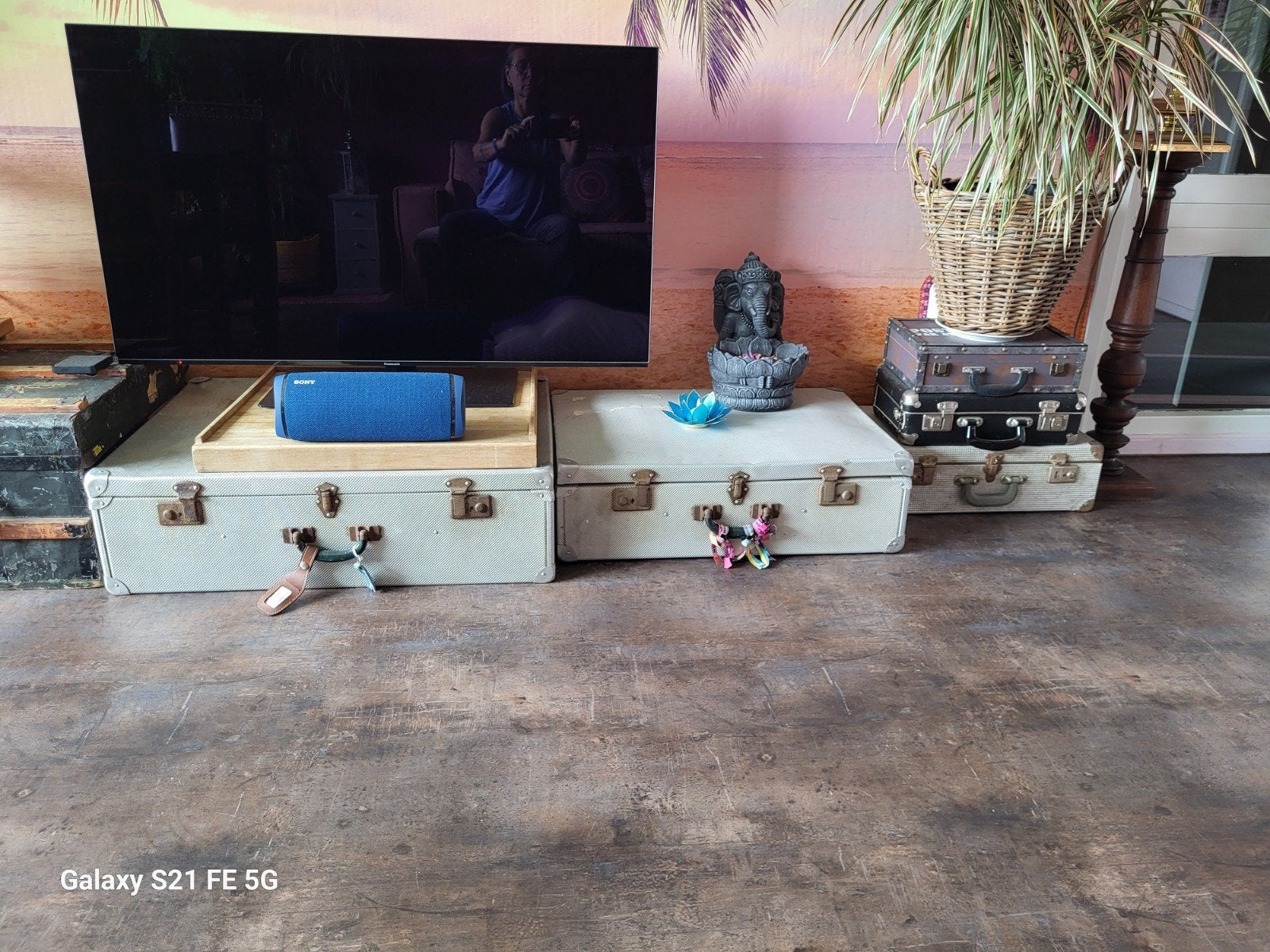 Set van 3 vintage koffers, Ophalen