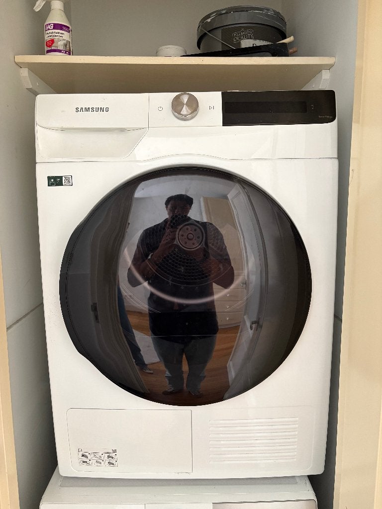 Kapotte samsung wasdroger gratis op te halen, Witgoed en Apparatuur, Ophalen, Anti-kreukfase, Luchtafvoer, 8 tot 10 kg
