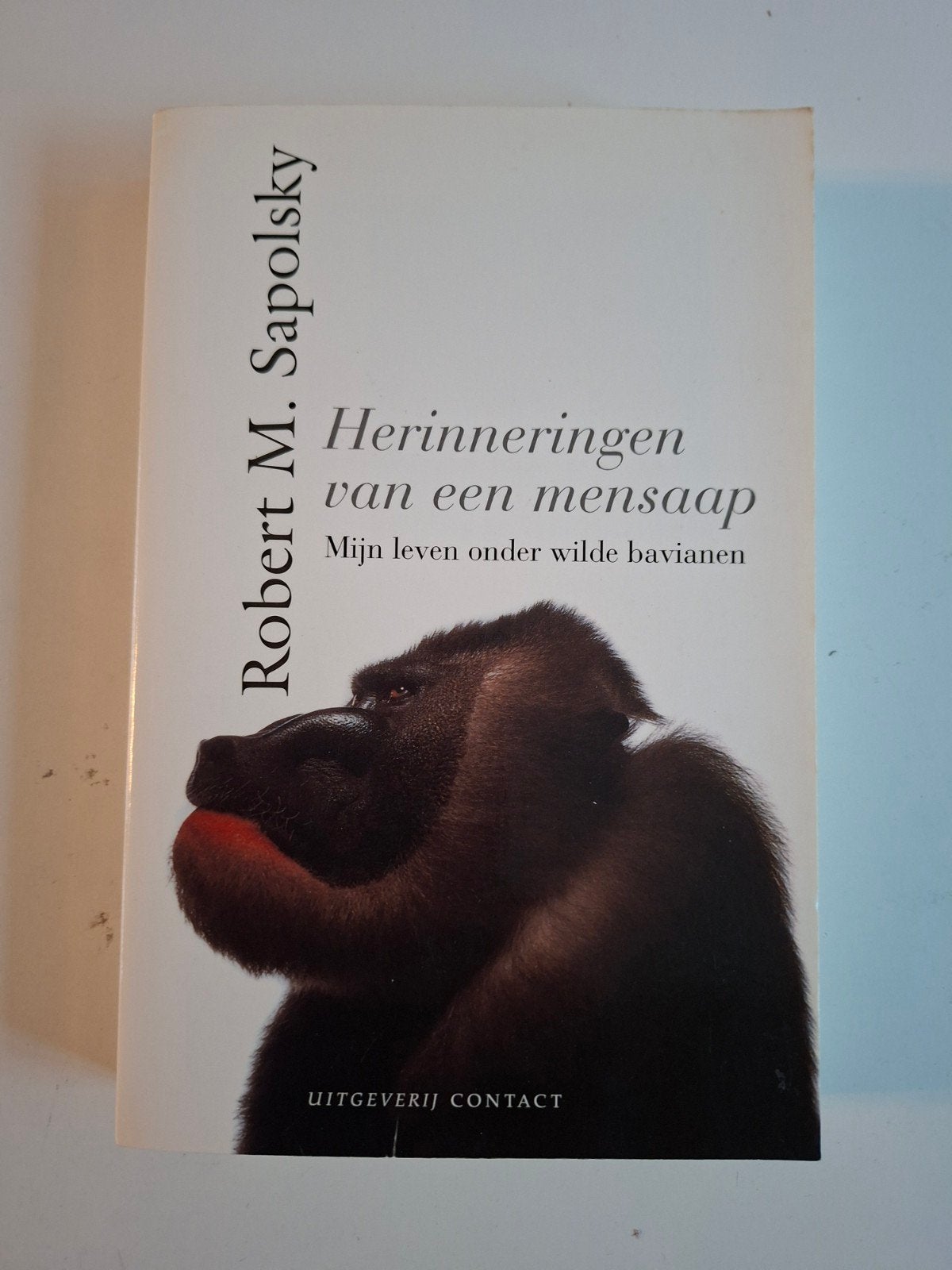 Herinneringen van een mensaap - Robert M. Sapolsky, Boeken, Ophalen of Verzenden, Zo goed als nieuw, Robert M. Sapolsky, Wetenschap