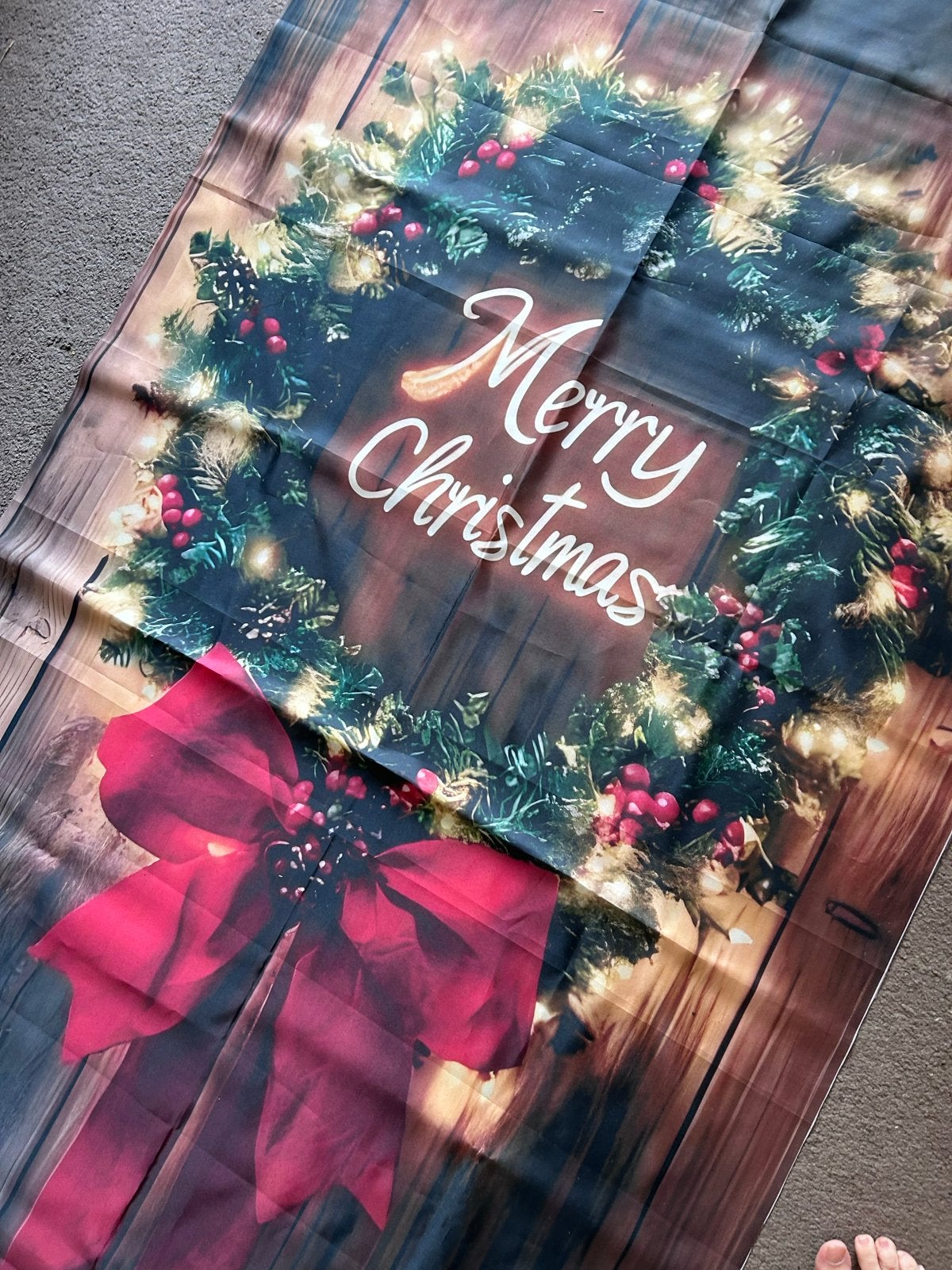 Banner merry Christmas, Ophalen of Verzenden, Nieuw