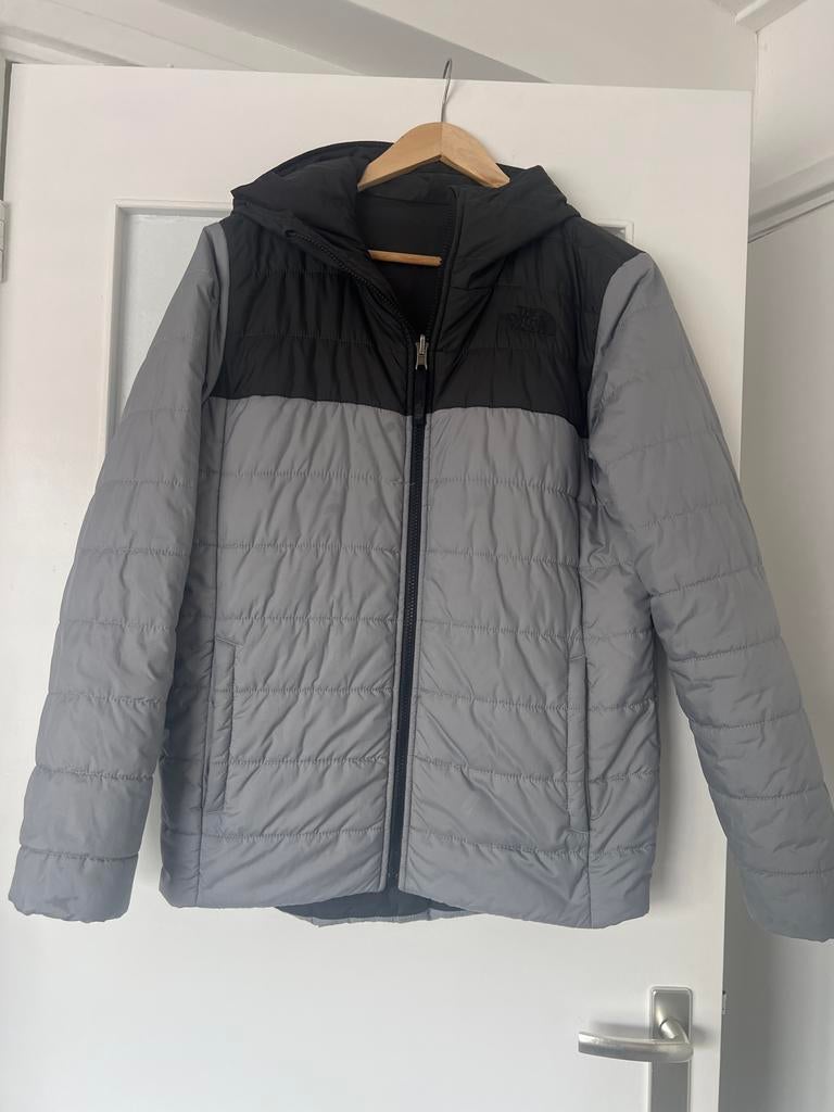 The North Face jas maat 34 (XS) / S - omkeerbaar, Ophalen of Verzenden, Gedragen, Maat 34 (XS) of kleiner, Grijs