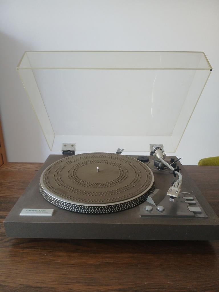 Marlux MX 860 direct drive draaitafel met originele stofkap, Overige merken, Gebruikt, Pitch-regelaar, Ophalen of Verzenden