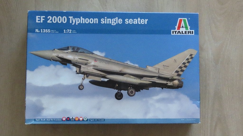 Eurofighter Typhoon Italeri 1/72, Hobby en Vrije tijd, Modelbouw | Vliegtuigen en Helikopters, 1:72 tot 1:144, Italeri, Nieuw