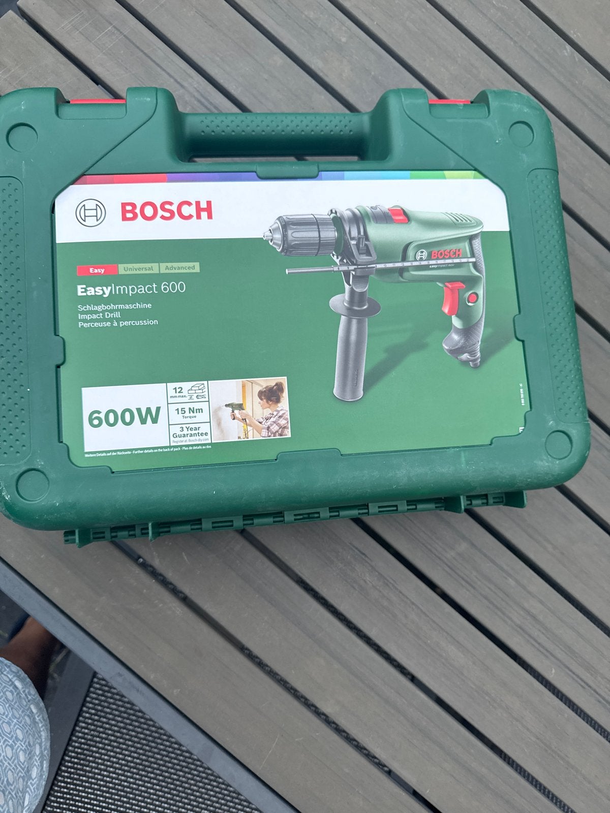 Bosch wasy impact 600 boorhamer machine, 600 watt of meer, Boor- en/of Breekhamer, Variabele snelheid, Ophalen of Verzenden