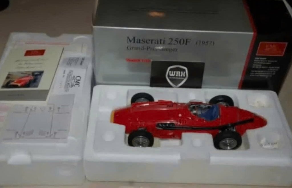 1:18 MASERATI 250F GP SIEGER red CMC M-051 in doos INFO WRH, Verzenden, Zo goed als nieuw, Auto, Overige merken