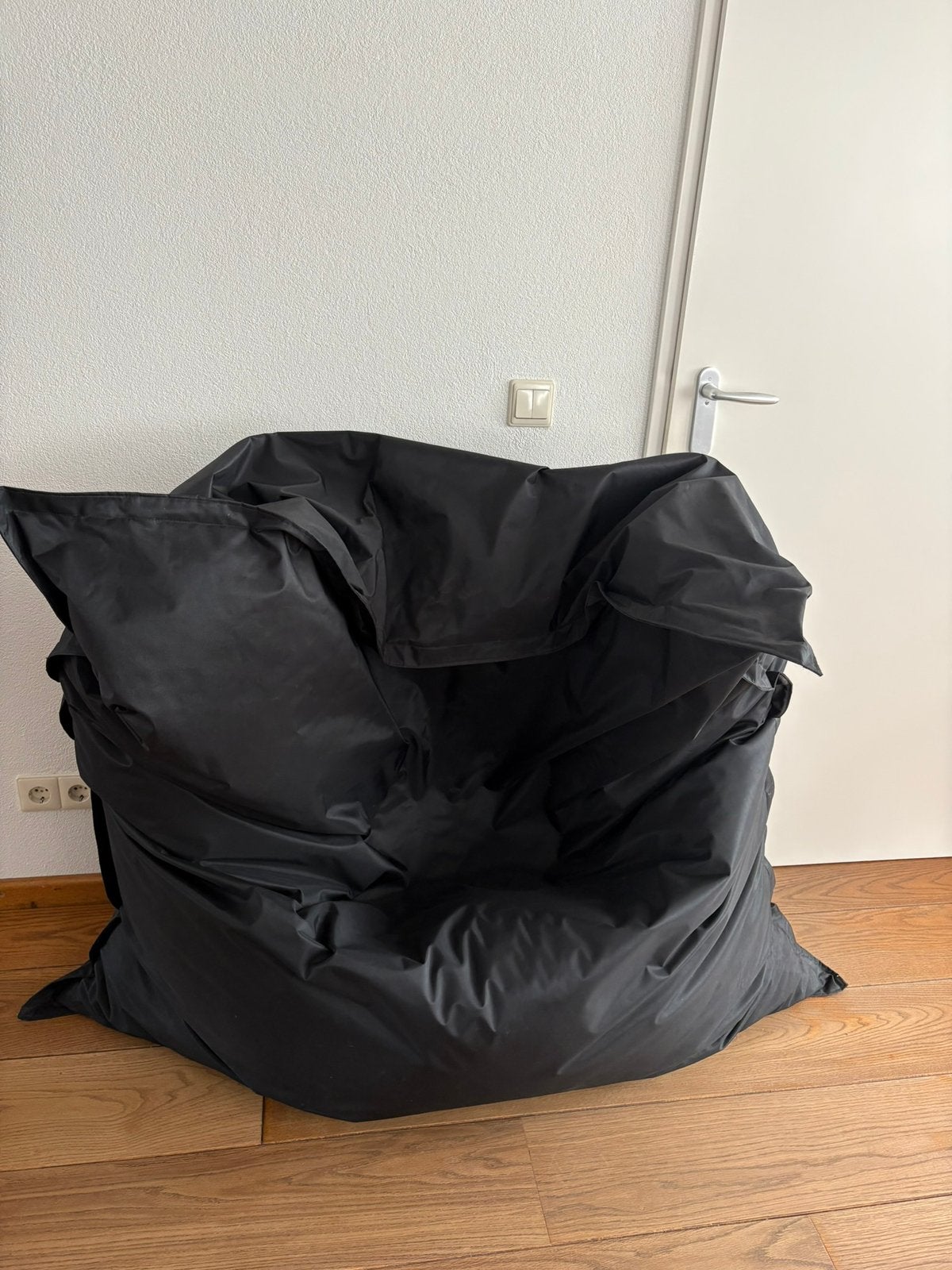 Zitzak 150x170cm, Ophalen of Verzenden, Zo goed als nieuw, Zwart, Zitzak