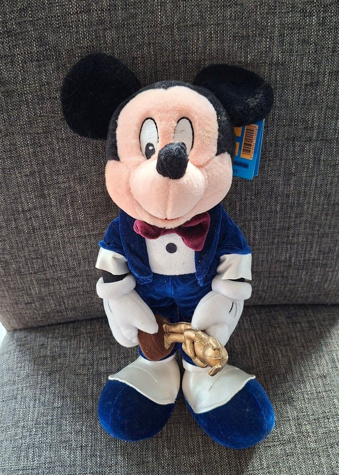 Mickey Mouse Smoking knuffel - Disneyland Parijs (nieuw), Disney, Disney, Nieuw, Ophalen of Verzenden