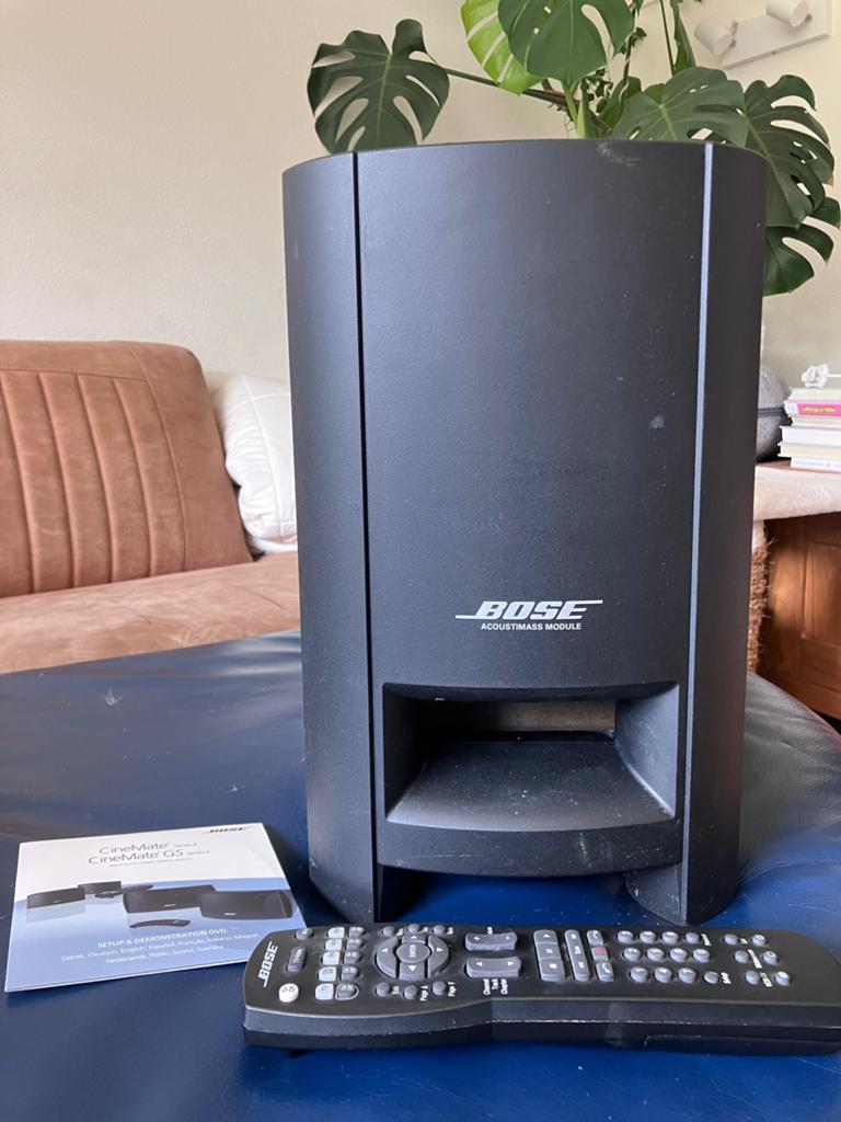 Bose CineMate GS Series II, Gebruikt, 2.1-systeem, 70 watt of meer, Overige spelers