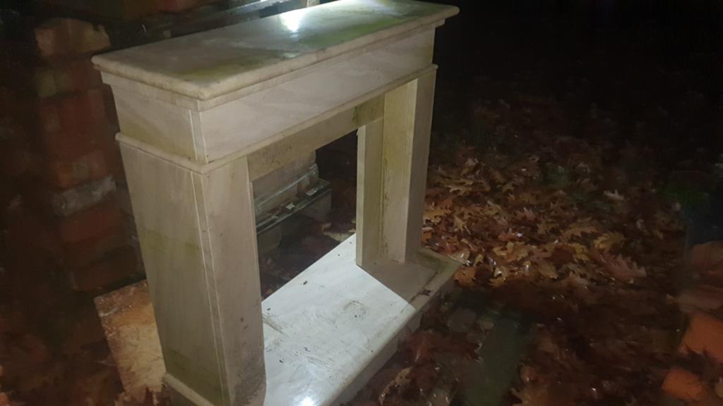 Marmeren schouw, Huis en Inrichting, Ophalen of Verzenden, Vrijstaande haard, Overige soorten
