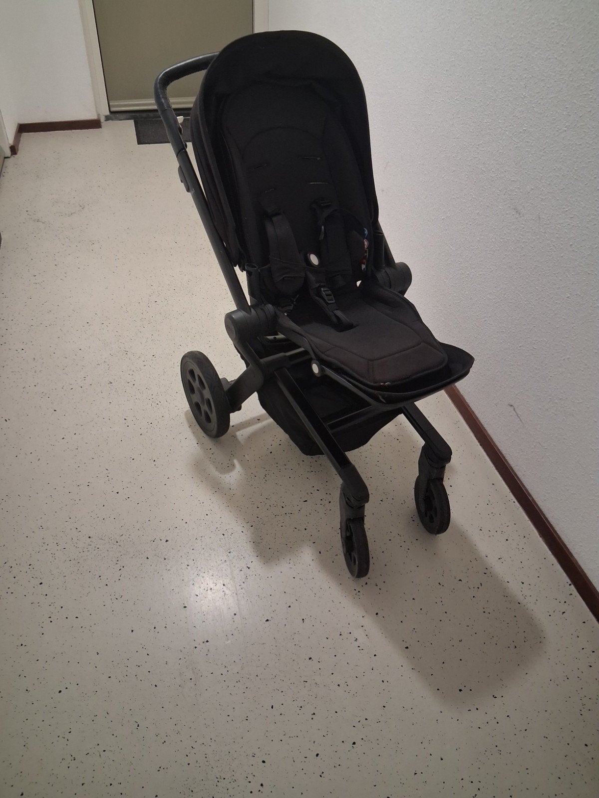 Joolz Hub kinderwagen - Zwart duwstang links defect, Ophalen of Verzenden, Gebruikt, Kinderwagen, Verstelbare duwstang