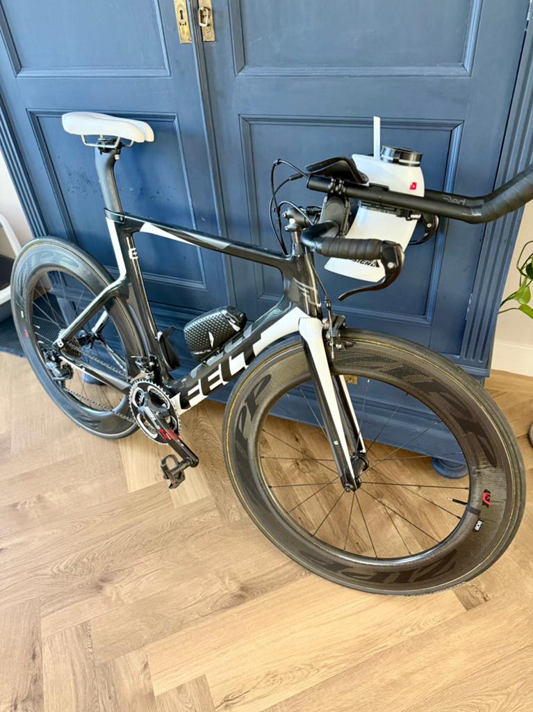 FELT B16 Triathlon / TT fiets, Carbon, Zo goed als nieuw, Meer dan 20 versnellingen, 53 tot 57 cm