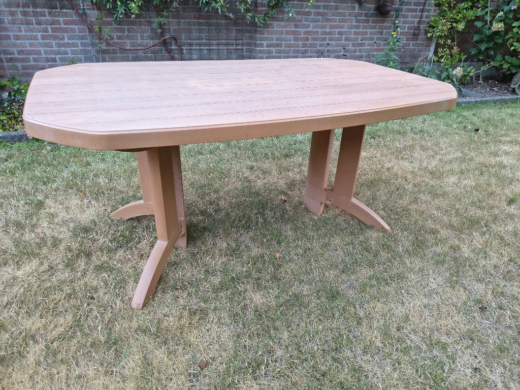 tuintafel, camping tafel, kampeer tafel, Ophalen, Gebruikt, Rechthoekig, Kunststof