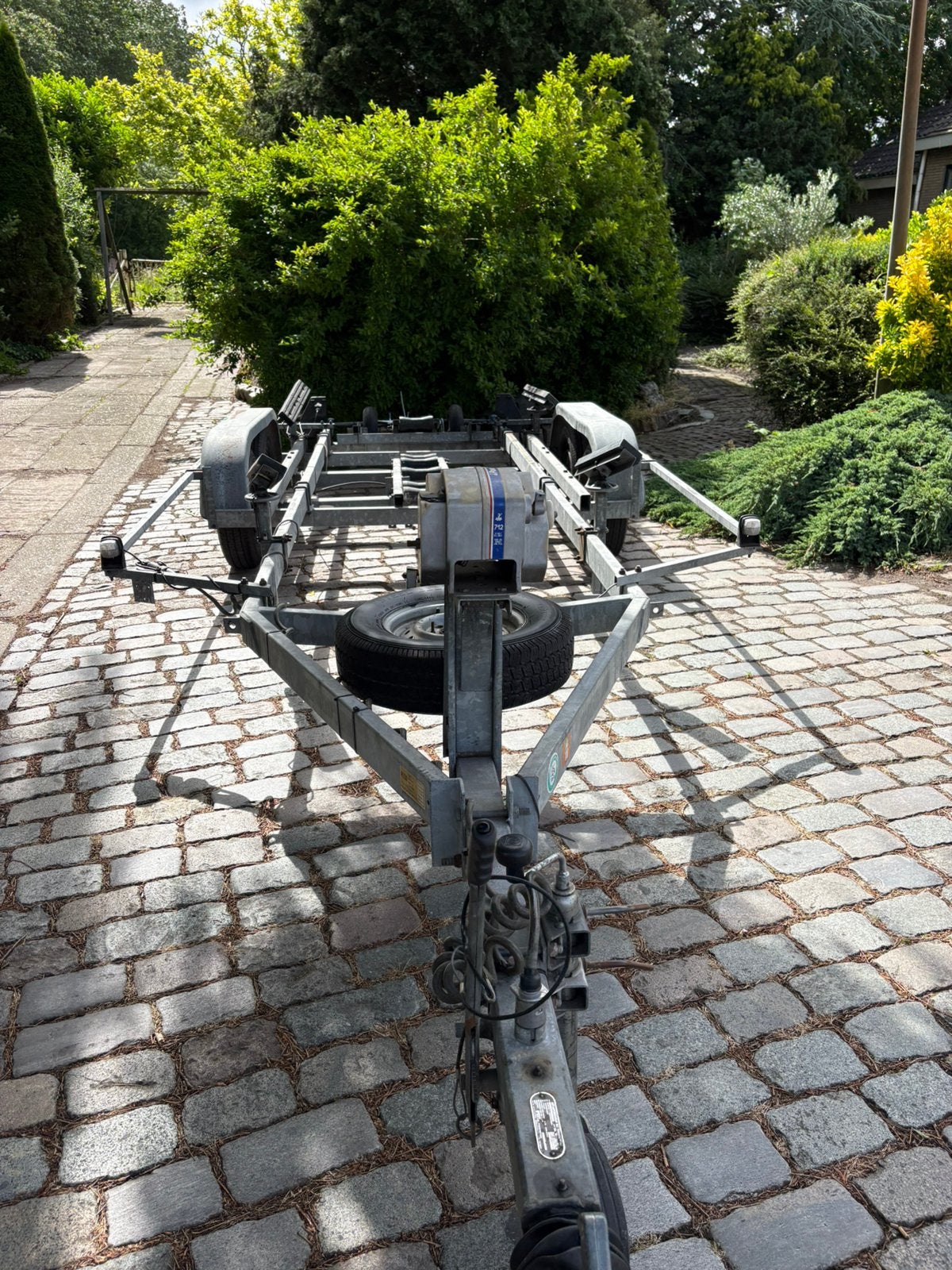 PEGA 2000/600 Dubbelasser Boottrailer – Eigen Kenteken, Watersport en Boten, Boottrailers, Ophalen, 1500 tot 3000 kg, Sloepentrailer