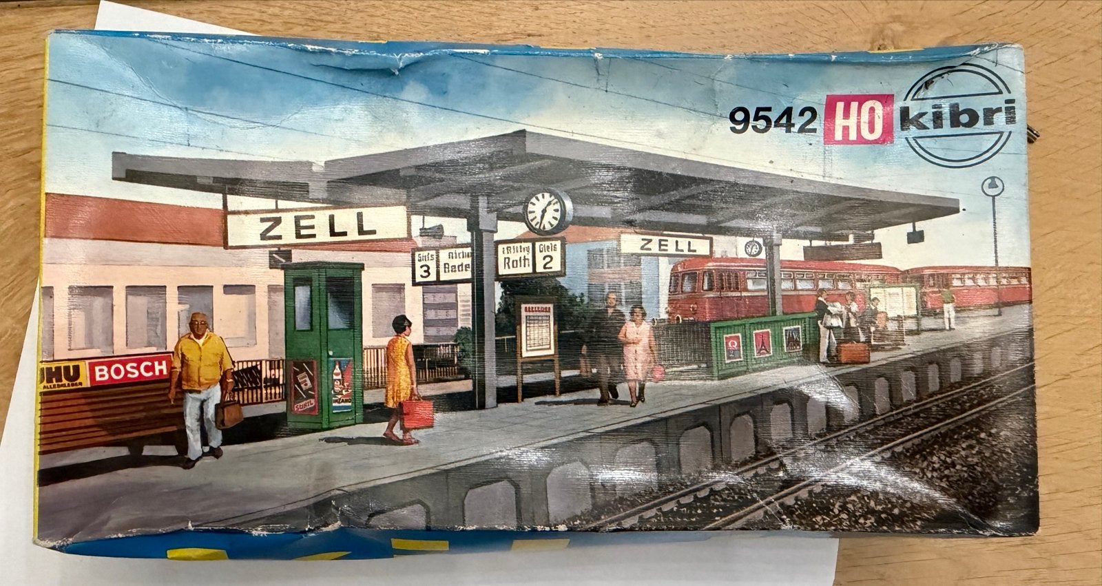 Kibri H0 Station Zell B-9542 - Modelbouw Station, Ophalen of Verzenden, Gebruikt, Gelijkstroom of Wisselstroom, Brug, Tunnel of Gebouw