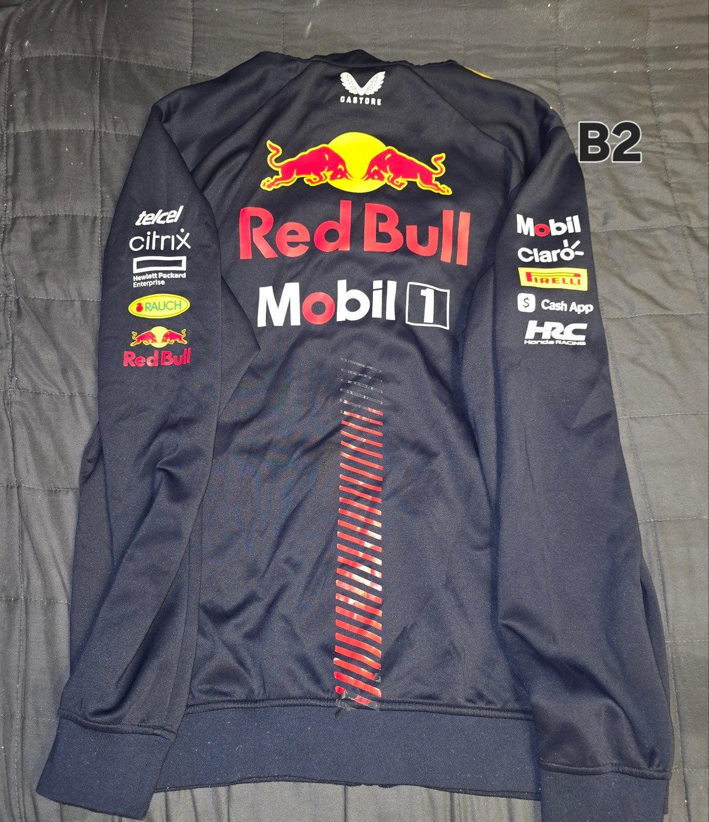 Red Bull Racing F1 Team Hoodie Castore Maat M, Ophalen of Verzenden, Zo goed als nieuw, Maat 48/50 (M), Blauw