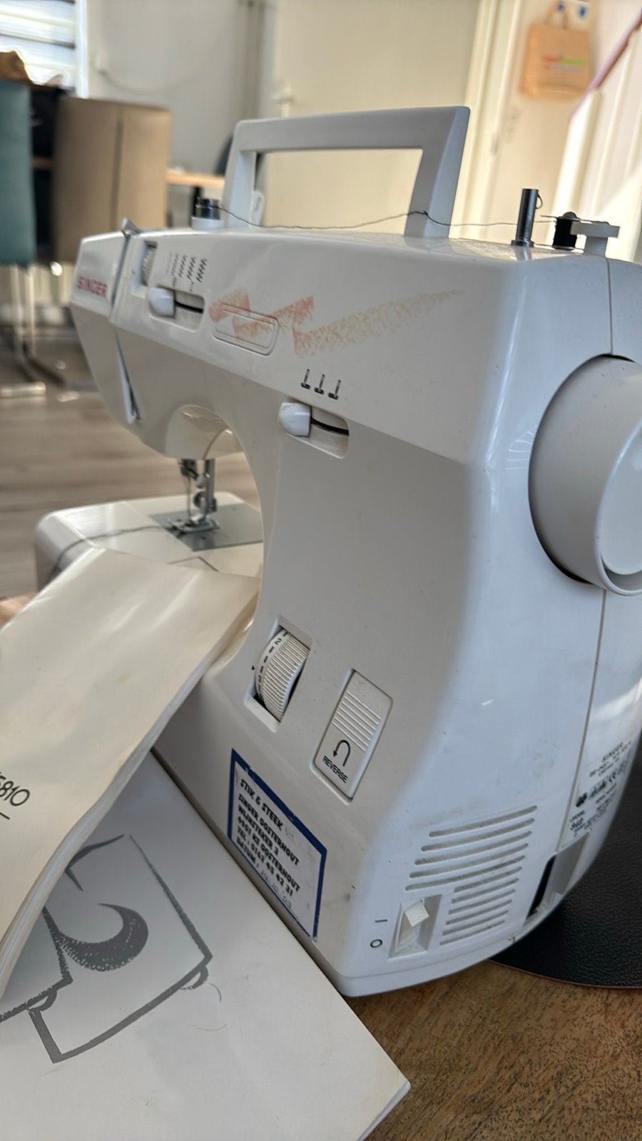 Singer Naaimachine 5806/5808/5810 met handleiding, Ophalen, Gebruikt, Naaimachine, Singer
