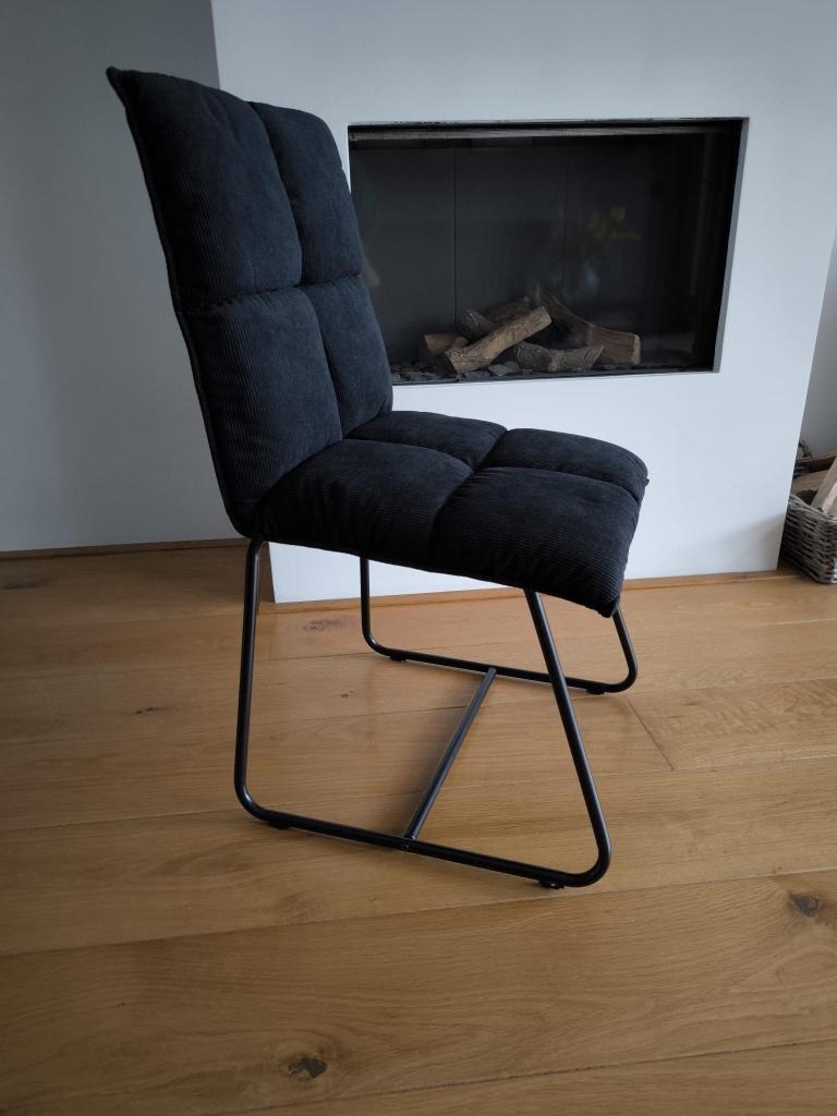 4 Zwarte design eettafel stoelen - nieuw  Alphen ad Rijn, Ophalen, Nieuw