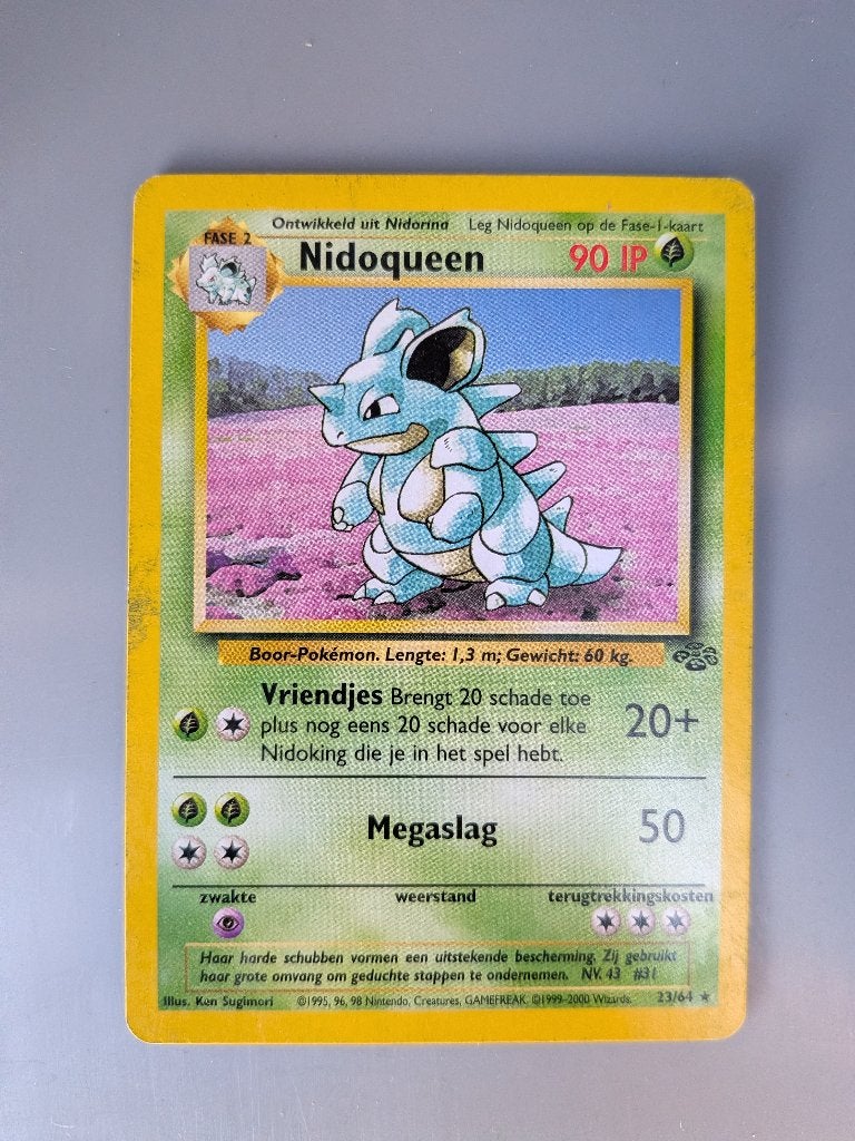 Nidoqueen NL kaart, Ophalen of Verzenden, Gebruikt, Losse kaart
