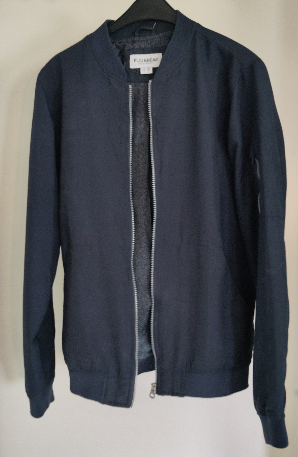 Mooi blauw Pull & Bear zomerjack M, Ophalen of Verzenden, Zo goed als nieuw, Blauw