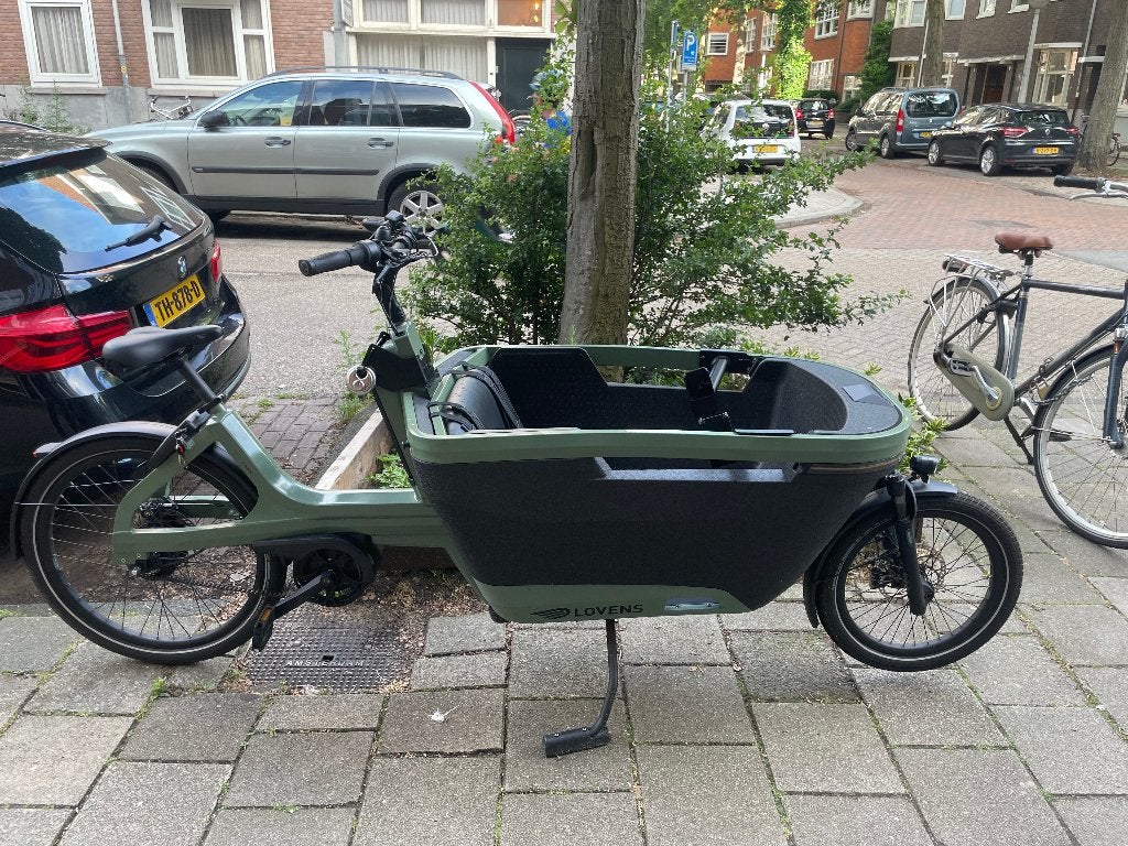 Lovens Explorer s75, Fietsen en Brommers, Fietsen | Bakfietsen, 4 kinderen of meer, Elektrisch, Zo goed als nieuw, Schijfrem