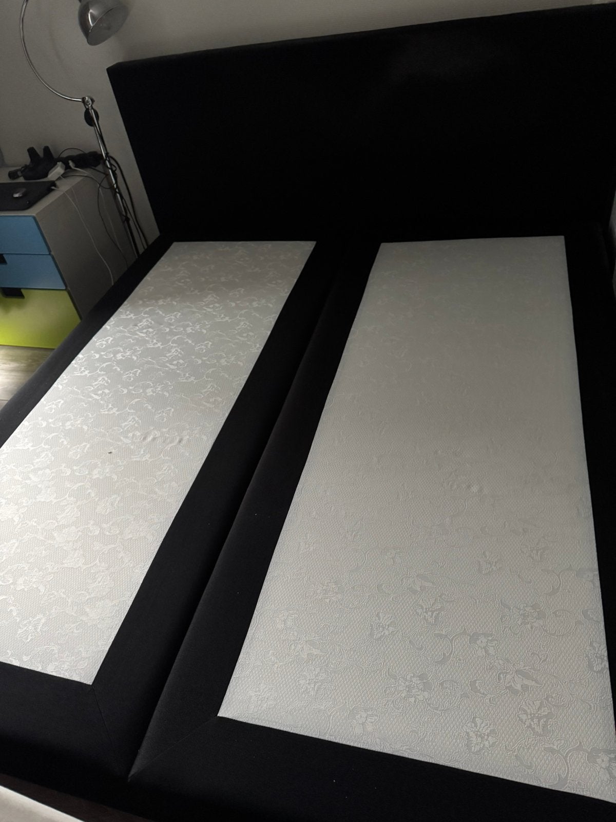 Boxspring 180x200, Ophalen, Zo goed als nieuw, Tweepersoons, 180 cm