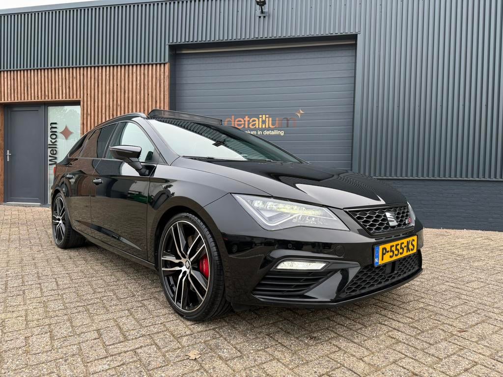 Seat Leon 2.0 TSI 300PK Dsg-6 4DRIVE 2018 Zwart, Auto's, Automaat, Zwart, 4 cilinders, 1984 cc