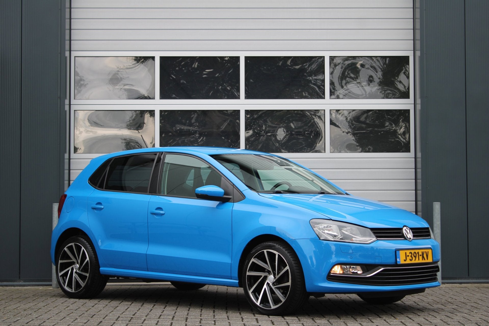 Volkswagen Polo 1.0 First Edition 5-Deurs Clima/Cruise/Stoel, Voorwielaandrijving, Stof, Blauw, Bedrijf