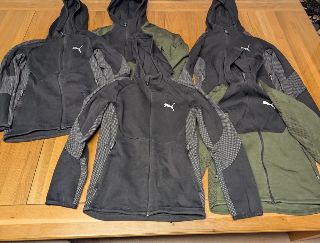 5 vesten Puma Evostripe maat 152, Trui of Vest, Puma, Ophalen of Verzenden, Zo goed als nieuw