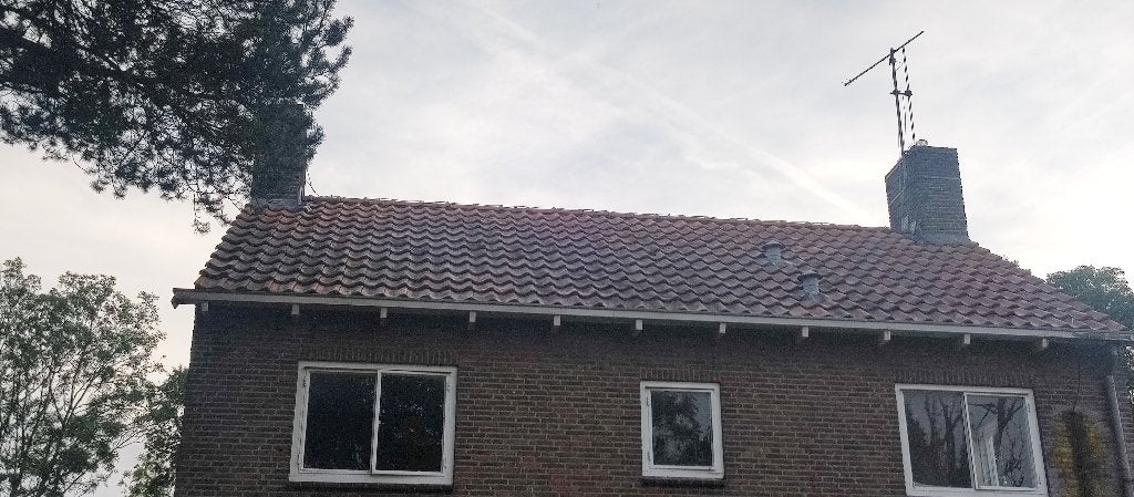Oude rode dakpannen uit 1956 te koop, Ophalen, Gebruikt, Steen of Klei, 15 m² of meer
