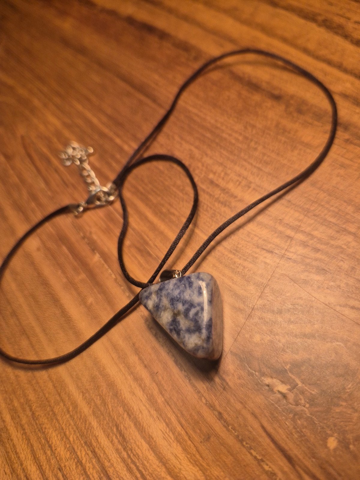 Ketting met Sodaliet hanger nieuw, Ophalen, Blauw, Nieuw, Steen of Mineraal
