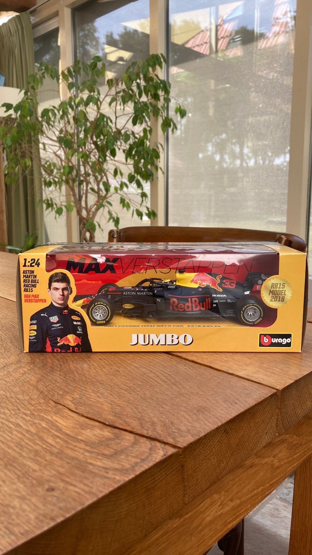 Max verstappen formule 1 model jumbo, Ophalen of Verzenden, Nieuw, Auto, Overige merken