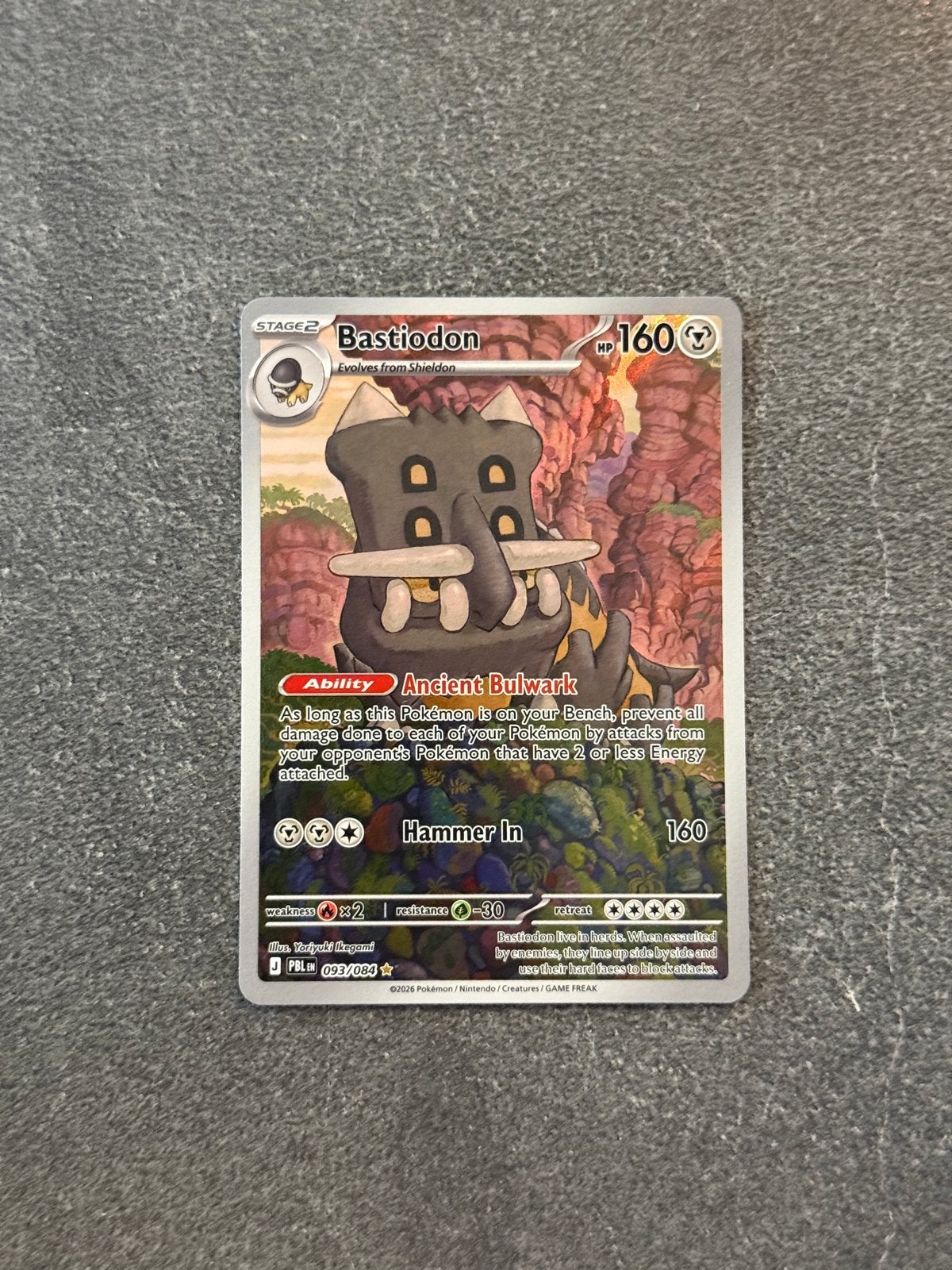 Bastiodon 093/084 - Pokémon Kaart, Ophalen of Verzenden, Nieuw, Losse kaart