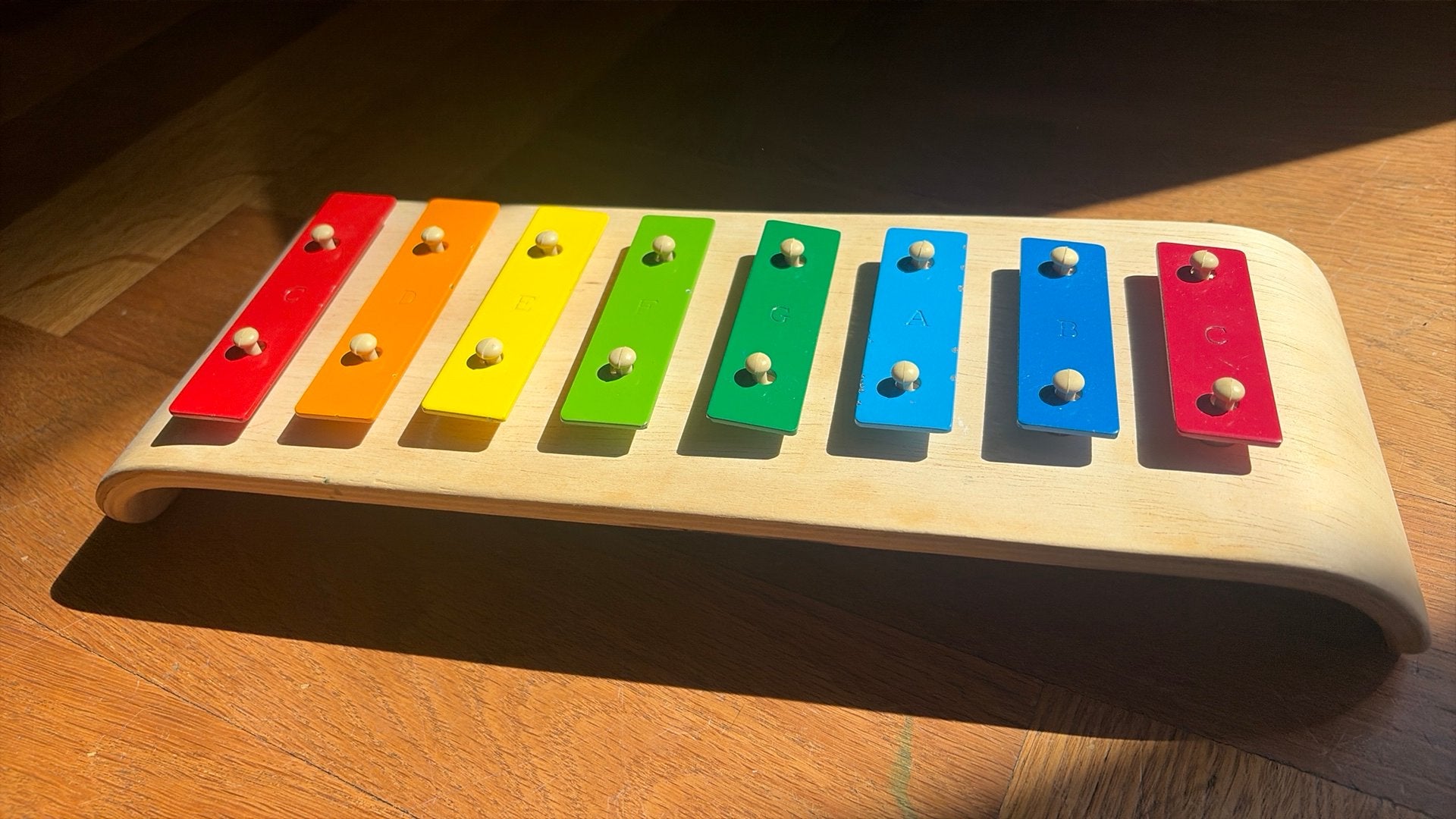 Houten xylofoon plantoys, Ophalen, Zo goed als nieuw