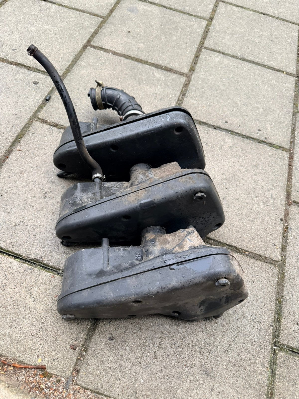 Vespa luchtfilter boxen, Fietsen en Brommers, Ophalen, Zo goed als nieuw, Overige typen, Vespa