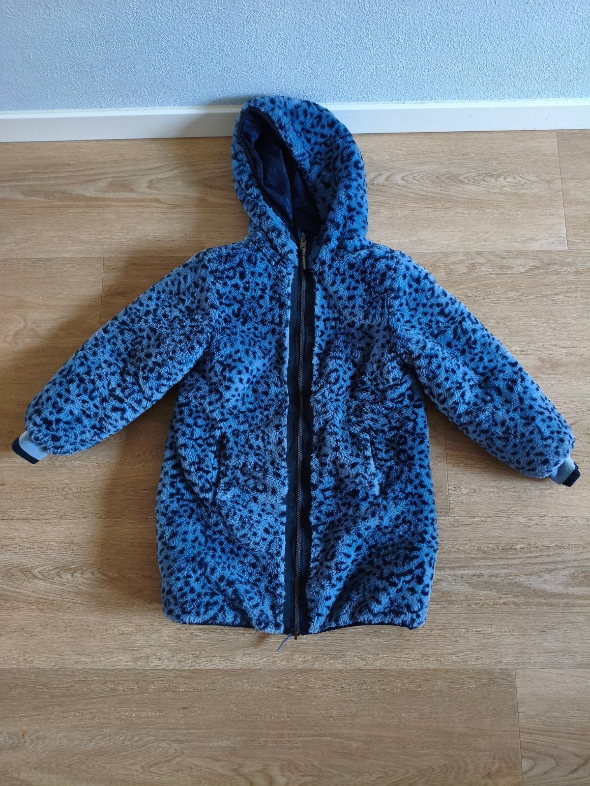 Reversible winterjas maat 134/140, Ophalen of Verzenden, Gebruikt, Meisje, Jas