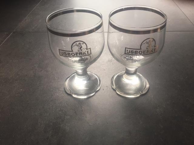TE KOOP: Set (2) nieuwe IJsboerke ijscoupes, Ophalen of Verzenden, Nieuw, Glas of Glazen, Overige merken